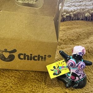 Chichi Black Figurine with Pink Accents from
Curaçao
